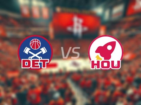 活塞vs火箭：半场结束，活塞63-56火箭，杜兰特得到15分