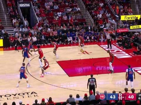 [微博全场集锦]🏀火箭负活塞遭连败 杜兰特37分 申京18中5取17+7+7 奥萨尔19分