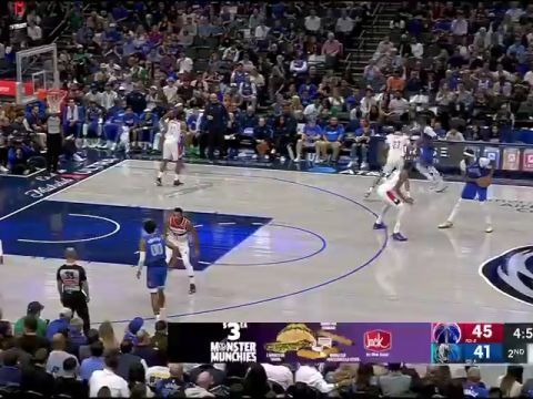 NBA常规赛：奇才vs独行侠英文原声全场回放