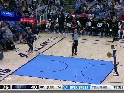 NBA常规赛：热火vs灰熊第2节中文解说回放