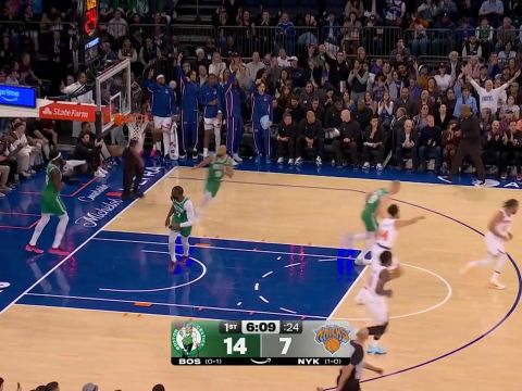 唐斯vs凯尔特人集锦 全场26+13全能表现打破对手防线