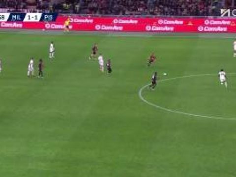 [进球视频] 米兰防线集体走神！恩佐拉反越位单刀破门！比萨2-1反超米兰！