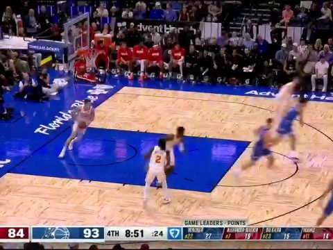 NBA常规赛：老鹰vs魔术第4节中文解说回放