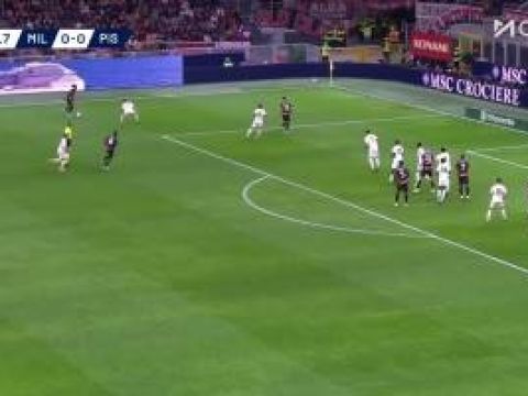 [进球视频] 米兰取得梦幻开局！莱奥左路内切远射破门！米兰1-0领先比萨！