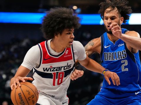 奇才vs独行侠精华回放 凯肖恩-乔治爆砍34+11+4力压独行侠双状元