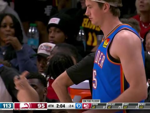 雷霆vs老鹰英文原声全场回放