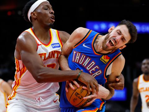 雷霆117-100老鹰 亚历山大30+5联手切特31+12取得三连胜