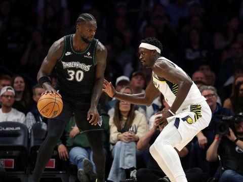 步行者110-114森林狼 兰德尔31分率队有惊无险主场取胜