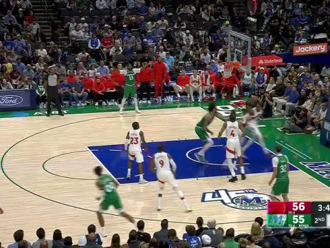 猛龙vs独行侠第2节英文原声回放