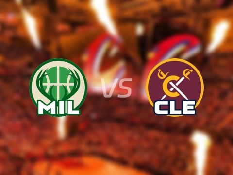 雄鹿vs骑士：半场战罢，雄鹿56-65骑士，梅里尔得到14分