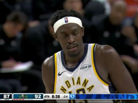 NBA常规赛：步行者vs森林狼英文原声全场回放