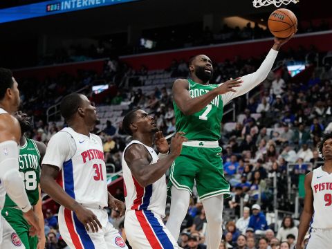 凯尔特人113-119活塞 布朗空砍41+6难阻绿军三连败