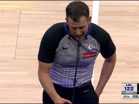 NBA常规赛：湖人vs国王英文原声全场回放