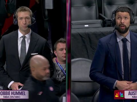 骑士vs活塞第4节英文原声回放