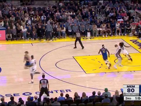 灰熊vs勇士第3节英文原声回放