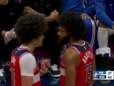 NBA常规赛：76人vs奇才第2节中文解说回放