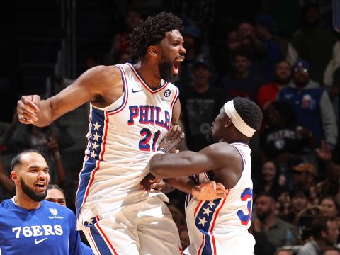 76人139-134奇才 马克西恩比德合砍64分鏖战加时击败奇才