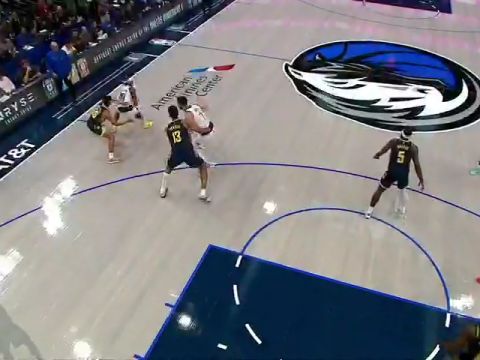 NBA常规赛：步行者vs独行侠第4节中文解说回放