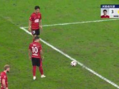 [进球视频] 这球真漂亮！严鼎皓任意球破门，蓉城1-0领先河南