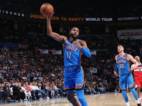 以赛亚-乔vs奇才集锦 5记三分高效拿到20分6篮板赢球功臣