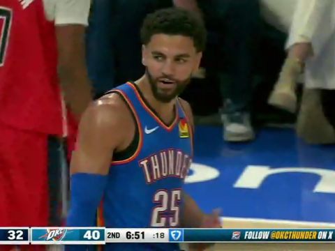 NBA常规赛：奇才vs雷霆英文原声全场回放