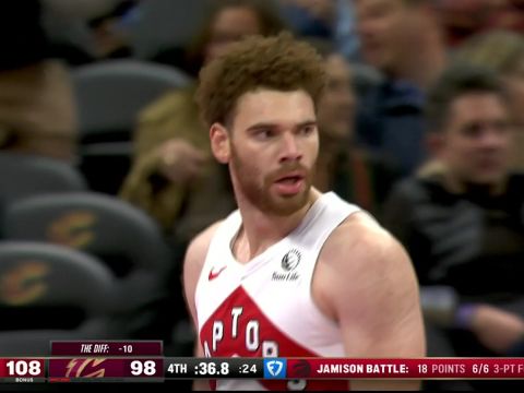 巴特尔vs骑士集锦 三分球6中6轰下20分正负值+28