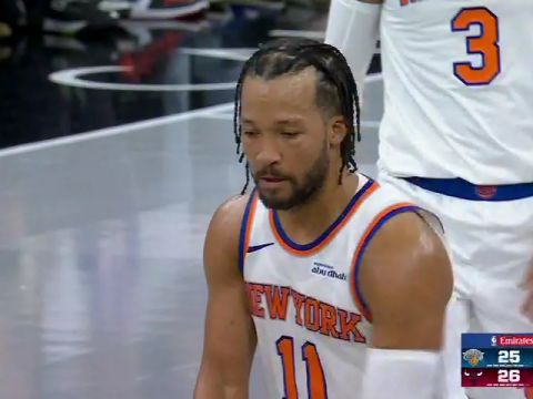 NBA杯小组赛东部C组：尼克斯vs公牛第1节英文原声回放