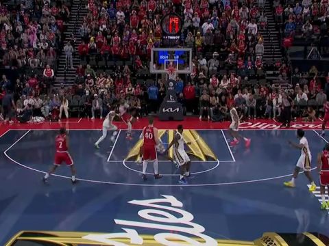 NBA杯小组赛西部B组：鹈鹕vs快船第2节中文解说回放