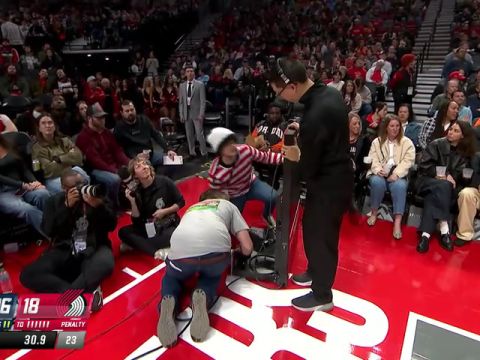 NBA杯小组赛：掘金vs开拓者第1节中文解说回放