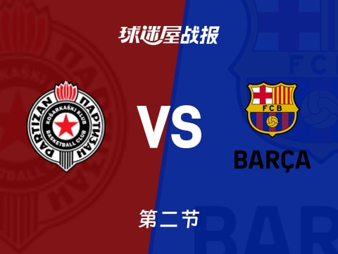 欧篮联常规赛：贝尔格莱德游击第二节领先巴塞罗那8分，华盛顿得到11分，圣埃利亚得到9分