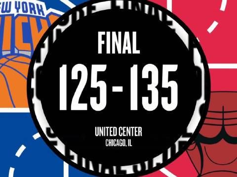 [微博全场集锦]🏀NBA杯-公牛力克尼克斯开季5-0 吉迪32+10+9 布伦森29+7