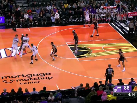 NBA杯小组赛西部A组：爵士vs太阳第4节中文解说回放