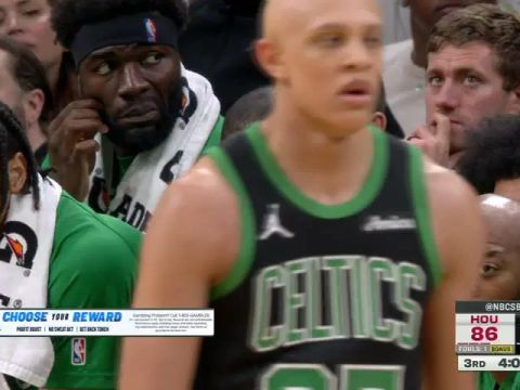 NBA常规赛：火箭vs凯尔特人第3节中文解说回放