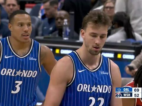 NBA常规赛：魔术vs奇才第2节中文解说回放