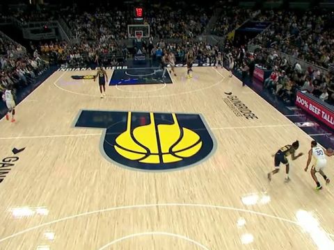 NBA常规赛：勇士vs步行者第2节中文解说回放