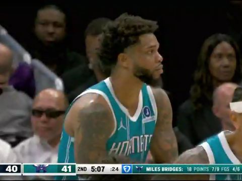 NBA常规赛：森林狼vs黄蜂第2节中文解说回放