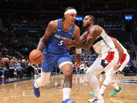 魔术vs奇才精华回放 班凯罗与小瓦格纳合砍53分大胜奇才