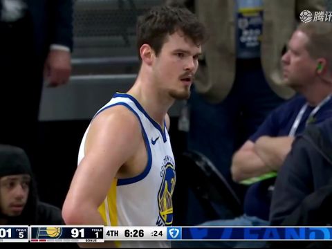 NBA常规赛：勇士vs步行者皓篮球直播间全场回放