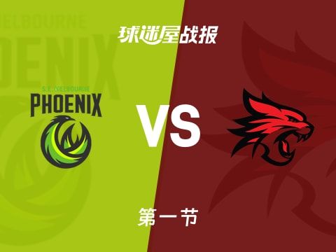 东南墨尔本凤凰vs珀斯野猫：第一节完，东南墨尔本凤凰21-24珀斯野猫，索比得到8分