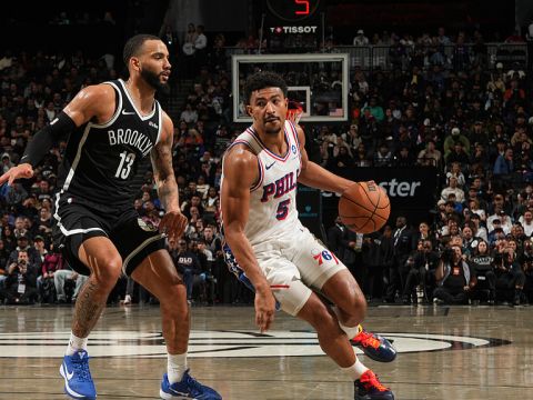 格雷姆斯vs篮网集锦 22+7+13攻传兼备串联球队