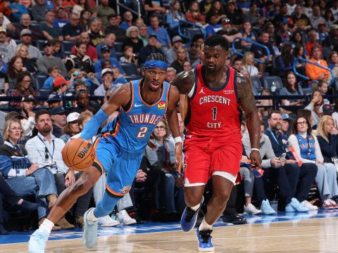 鹈鹕106-137雷霆 亚历山大三节砍下30+7豪取7连胜