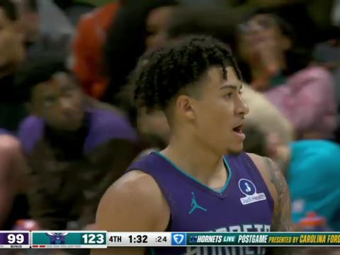 爵士vs黄蜂第4节英文原声回放