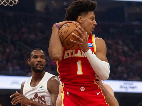 约翰逊vs骑士集锦 全场23+13+5高效输出难救主