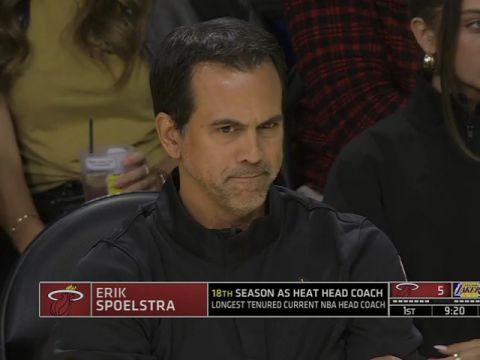 热火vs湖人第1节英文原声回放