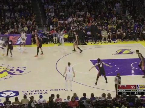 热火vs湖人第3节英文原声回放