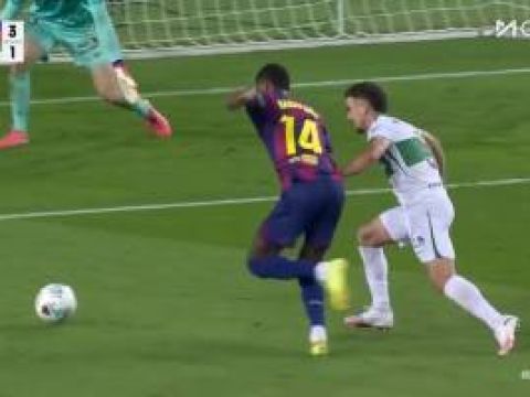 [进球视频] 巴萨3-1扩大比分！拉什福德禁区内1V1爆杆劲射！费尔明长传助攻！