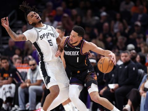 马刺vs太阳精华回放 太阳7人上双主场打破马刺不败金身