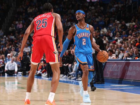 鹈鹕vs雷霆精华回放 亚历山大三节砍下30+7豪取7连胜