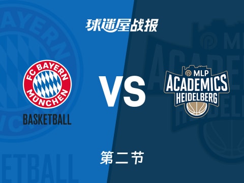 德篮甲常规赛：拜仁慕尼黑半场领先海德堡28分，丁威迪得到14分，奥桑尼得到10分