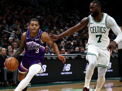 爵士vs凯尔特人精华回放 努尔基奇勾手准绝杀终结球队连败